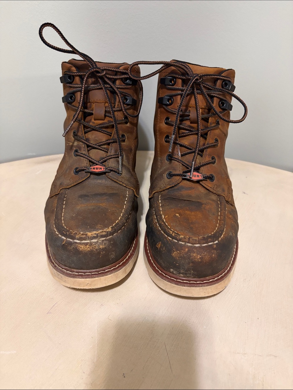 Brunt Marin Steel Toe 6 Inch Waterproof, Slip And Oil Resistant Size 10 Unisex